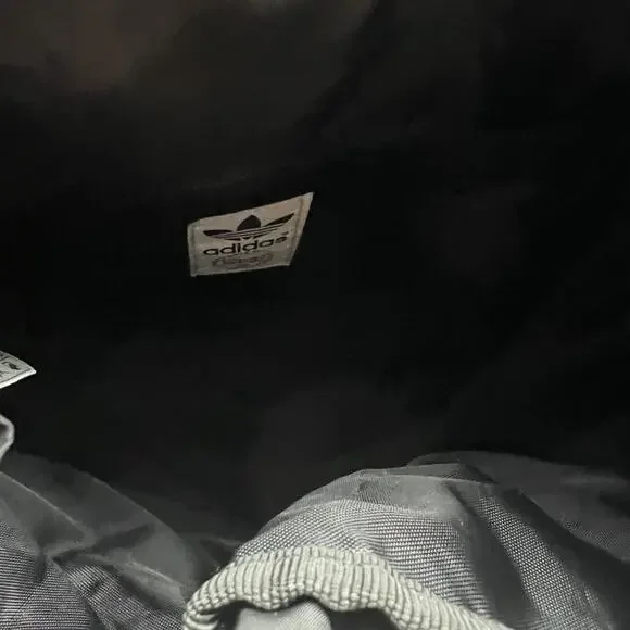 Adidas Originals Black & White Nylon Utility Mini Backpack Sporty "Grab-and-Go" - Picture 6 of 8